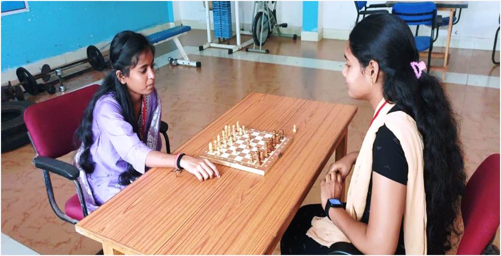 Students enjoying meals together